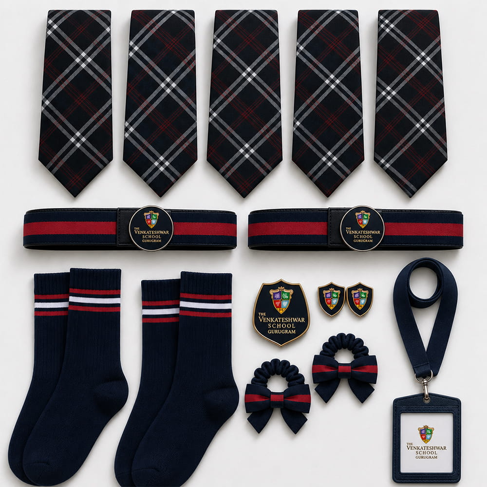 School uniform accessories including bags and backpacks by Sona Signature