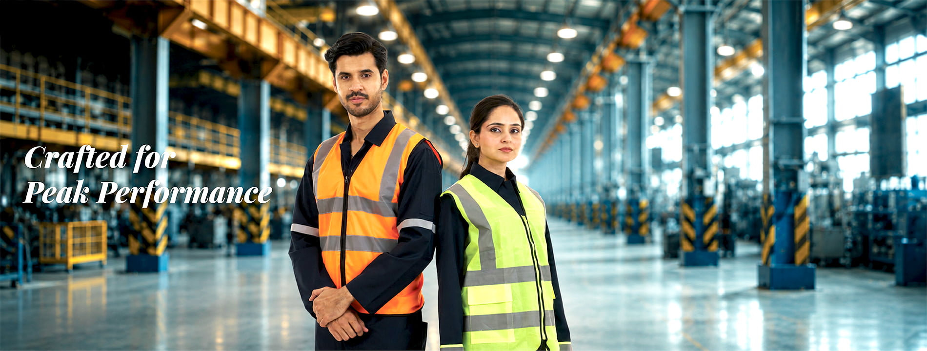 Industrial and factory uniform manufacturer in India - safety workwear for worker